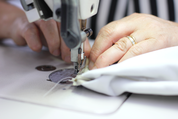 Textile fabric samples